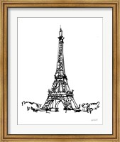 Eiffel Tower Sketch Fine Art Print