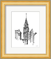 Chrysler Building Sketch Fine Art Print