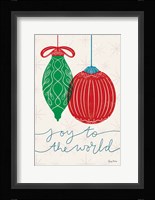 Retro Ornaments VI Framed Print