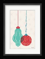 Retro Ornaments III Framed Print