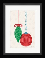 Retro Ornaments II Framed Print