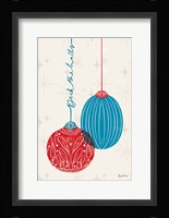 Retro Ornaments I Framed Print