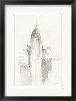 City Sketch I Framed Print