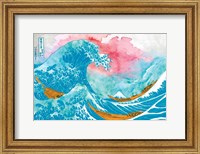 The Great Teal Wave Fine Art Print
