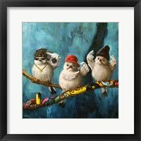 Birdz in da Hood No. 2 Fine Art Print