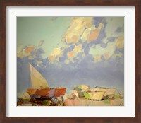 Fishing Boats II Fine Art Print