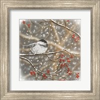 Snowberry Bird I Fine Art Print