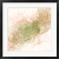 Waves of Peach and Sage Fine Art Print
