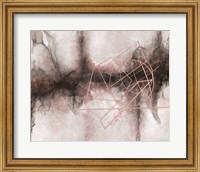 Rose Gold and Gray Abstract Fine Art Print