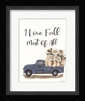 I Love Fall Most of All Fine Art Print