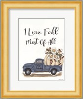 I Love Fall Most of All Fine Art Print