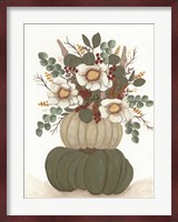 Floral Pumpkin Stack Fine Art Print