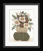 Floral Pumpkin Stack Fine Art Print