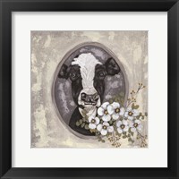 Framed Cow Fine Art Print