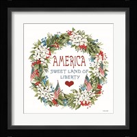 America Wreath Fine Art Print