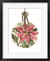 Poinsettia Ornament Fine Art Print