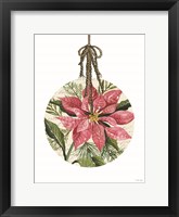 Poinsettia Ornament Fine Art Print