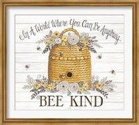 Bee Kind Bee Hive Fine Art Print