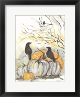 Crows in the Pumpkin Patch Fine Art Print