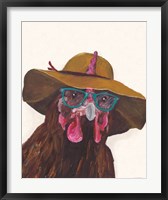 Don't Be a Chicken Just Wear the Glasses Fine Art Print