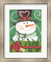 Snowman Gift Fine Art Print
