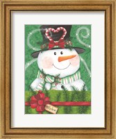 Snowman Gift Fine Art Print