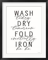 Wash Today Fine Art Print