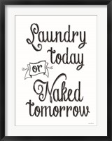 Laundry Today Fine Art Print