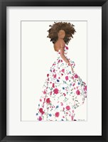 Floral Gown 1 Framed Print