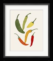 Organic Veg X Framed Print