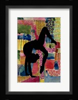 Patchwork Athlete I Fine Art Print