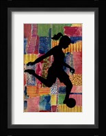 Patchwork Athlete II Framed Print