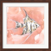 Blush and Ochre Angel Fish I Fine Art Print