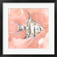 Blush and Ochre Angel Fish I Fine Art Print