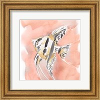 Blush and Ochre Angel Fish II Fine Art Print