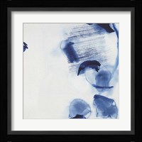 Minimalist Blue & White II Framed Print