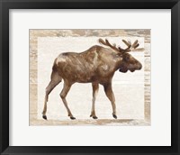 Rustic Barnwood Animals I Fine Art Print