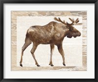 Rustic Barnwood Animals I Fine Art Print
