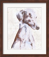 Sitting Dog II Fine Art Print