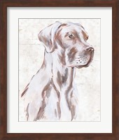 Sitting Dog IV Fine Art Print