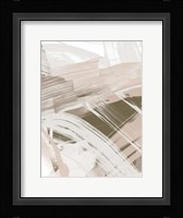 Earthtone Swipe I Framed Print