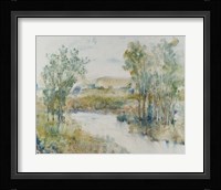Trees on the Creek I Framed Print