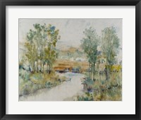 Trees on the Creek II Framed Print