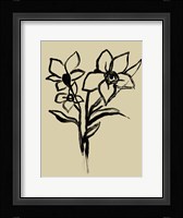 Inkwash Floral I Framed Print
