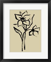 Inkwash Floral II Fine Art Print