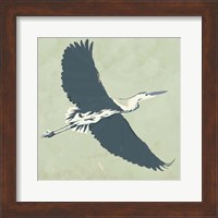Heron Flying I Fine Art Print