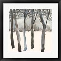 Winter Treeline I Framed Print