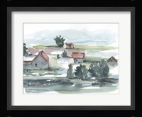 Valley Farm II Framed Print