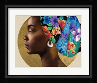 Golden Lady II Framed Print