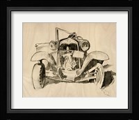Model A Lines I Framed Print